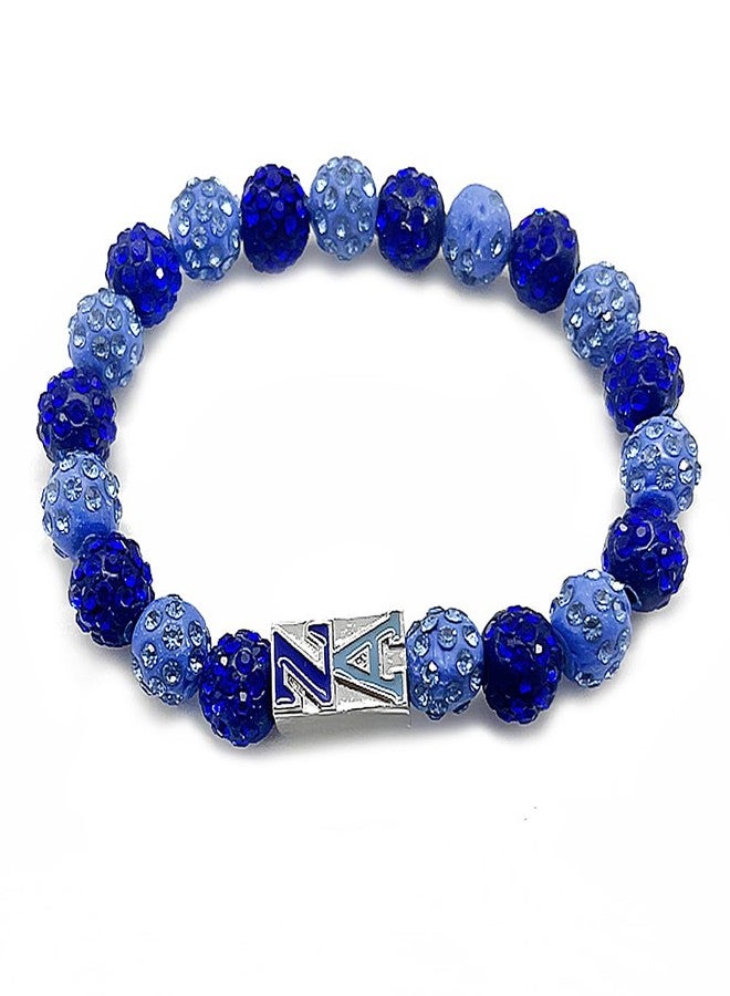 muiot ZETA AMICAE Elastic Bracelet with Rhinestone Beads - ZA Sorority Beads Jewelry for Women - Image 1